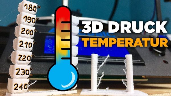 3D Drucker - Drucktemperatur perfekt einstellen mit Cura